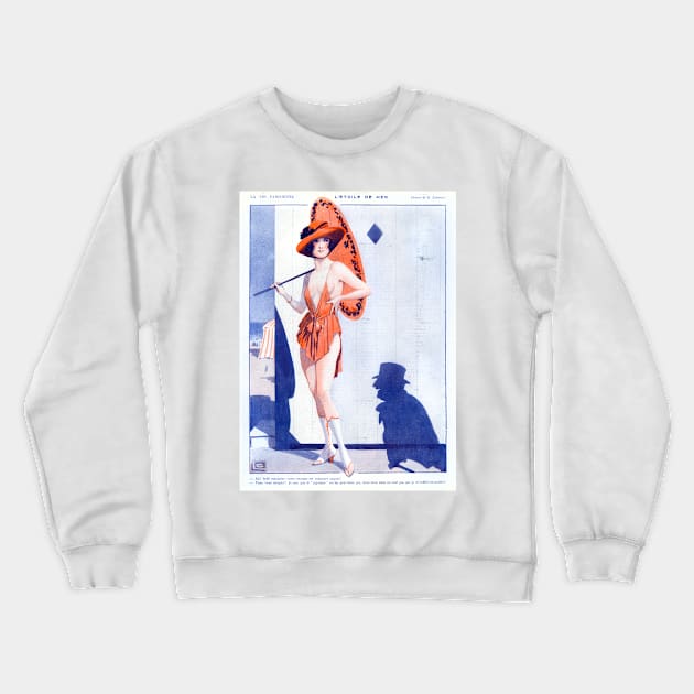 La Vie Parisienne, 1920s Crewneck Sweatshirt by WAITE-SMITH VINTAGE ART